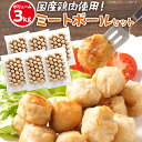 【ふるさと納税】ボリューム3.0kg 国産鶏肉使用 ミートボールセット ミートボール プレーン あっさり 国産 鍋 スープ お弁当 おつまみ おかず おやつ 福岡県 福岡 九州 グルメ お取り寄せ