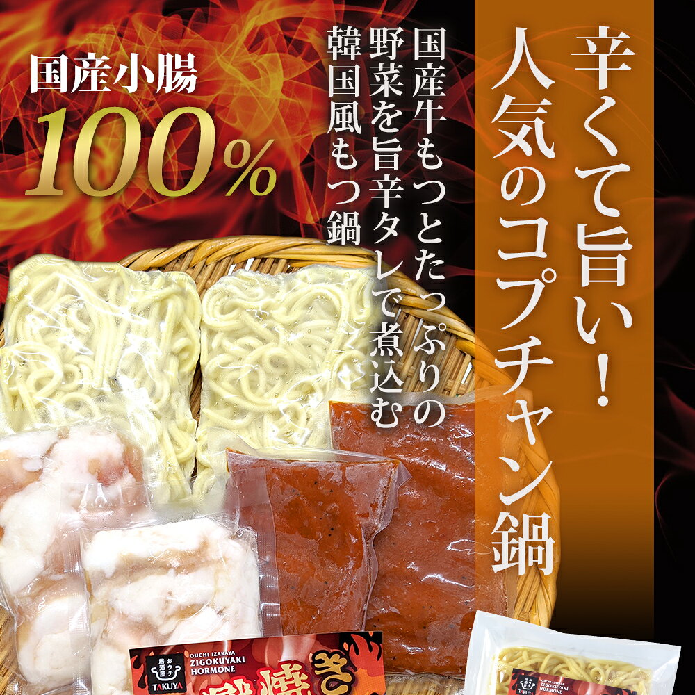 【ふるさと納税】地獄焼きホルモン 2人前 鶏家 2セット 一人鍋 もつ鍋 モツ ちゃんぽん麺付き 韓国風もつ鍋 福岡県産 冷凍 送料無料 f402231-koga-10001035 福岡県古賀市 サンプル画像3