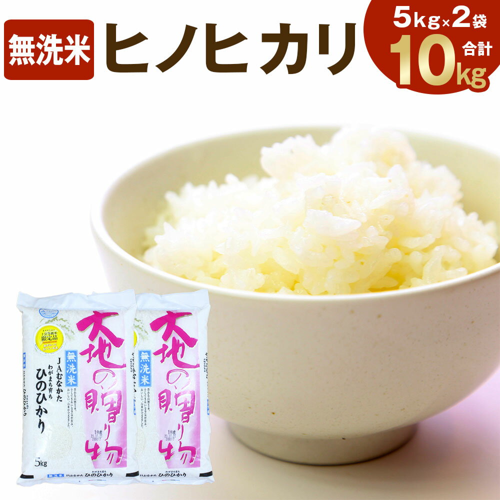 【ふるさと納税】福岡県産 無洗米 ヒノヒカリ 10kg (5kg×2袋) 令和4年産 ひのひかり 米 お米 白米 精米 九州産 国産 送料無料 [D2238]