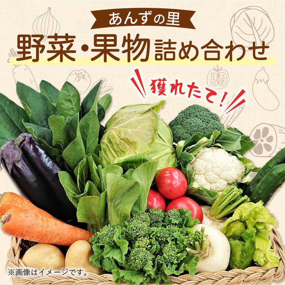 【ふるさと納税】穫れたて！ 野菜・果物詰め合わせ 10品目 あんずの里 野菜 果物 フルーツ セット 詰め合わせ 春 旬 福岡県産 九州産 国産 送料無料 [F0042] 2