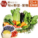 24位! 口コミ数「0件」評価「0」【年12回毎月定期便】穫れたて! 旬の野菜・果物 定期便 冷蔵 あんずの里 10品目×12回 野菜 果物 フルーツ 春 旬 セット 詰め合わ･･･ 