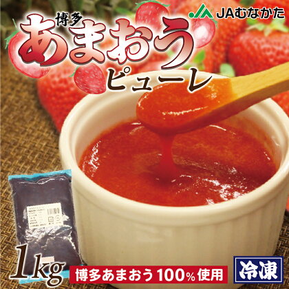 【冷凍】 博多 あまおう ピューレ 1kg 苺 いちご イチゴ 苺ピューレ いちごピューレ イチゴピューレ フルーツピューレ くだものピューレ 果物ピューレ フルーツ くだもの 果物 お菓子作り 製菓 冷凍 送料無料 [F2287]