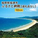 【ふるさと納税】福津市への寄付 10万円 (返礼品はありません) 福岡県 福津市 返礼品なし