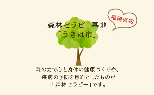 【ふるさと納税】 【参加型体験】うきは市森林セラピー(アロマスプレーづくり付き)2名様