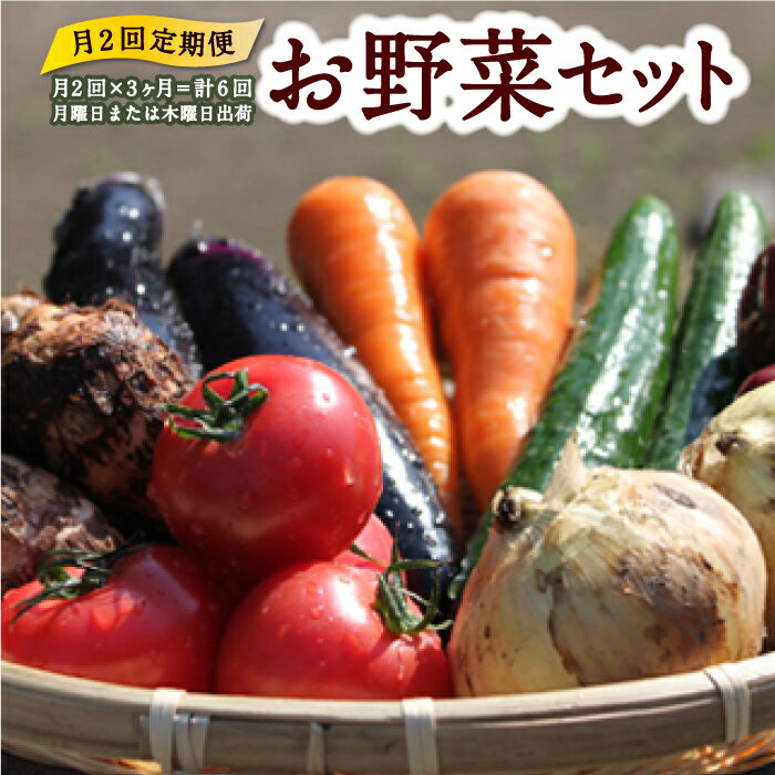 UIC 名水うきはの無農薬減農薬お野菜セット (ひと月2回×3か月=計6回)