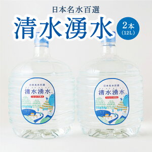 【ふるさと納税】 清水湧水 ボトル12L 2本セット