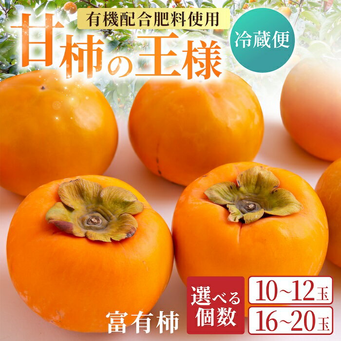 [先行予約][選べる個数] 有機配合肥料使用 冷蔵富有柿 2025年12月中旬から2026年1月下旬 出荷予定[春光園] 柿 かき 甘柿 甘い 果物 フルーツ 冷蔵 送料無料 福岡県 うきは市