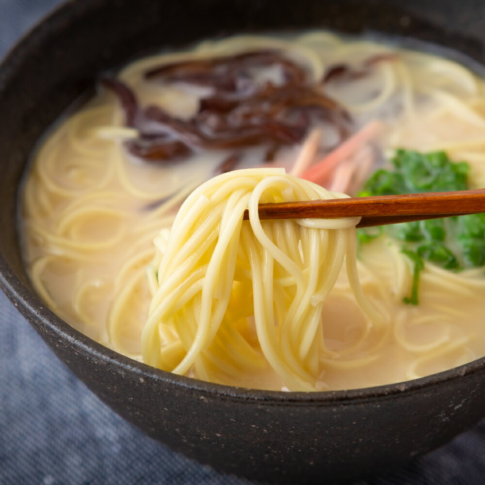【ふるさと納税】 鳥志商店 博多ラーメン 12食　とんこつ味 豚骨ラーメン ラーメン らー麺 麺 乾麺 中華 おかず 常温 送料無料 福岡県 うきは市