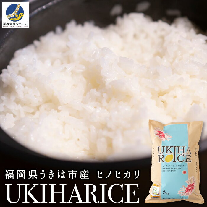 [選べる種類]みずほファーム UKIHA RICE (七分搗き5kg・玄米5kg)・[6ヶ月定期便]・[12ヶ月定期便][2025年11月より順次発送予定]こめ 七分搗き 玄米 コメ ごはん ご飯 送料無料 福岡県 うきは市