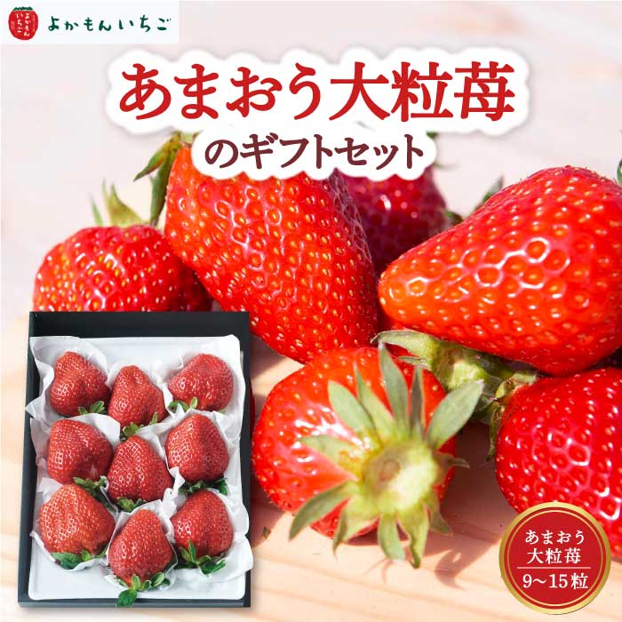 よかもんいちご あまおう大粒苺のギフトセットA [2025年12月から2026年4月出荷予定] フルーツ 果物 果実 送料無料 福岡県 うきは市