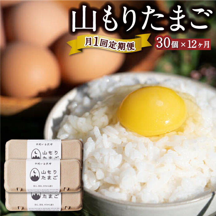 9位! 口コミ数「0件」評価「0」 【月1回定期便】山もりたまご 30個 12ヶ月