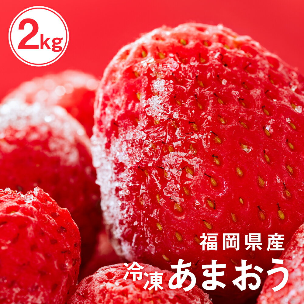 【ふるさと納税】福岡県産 冷凍あまおう 合計2kg (500