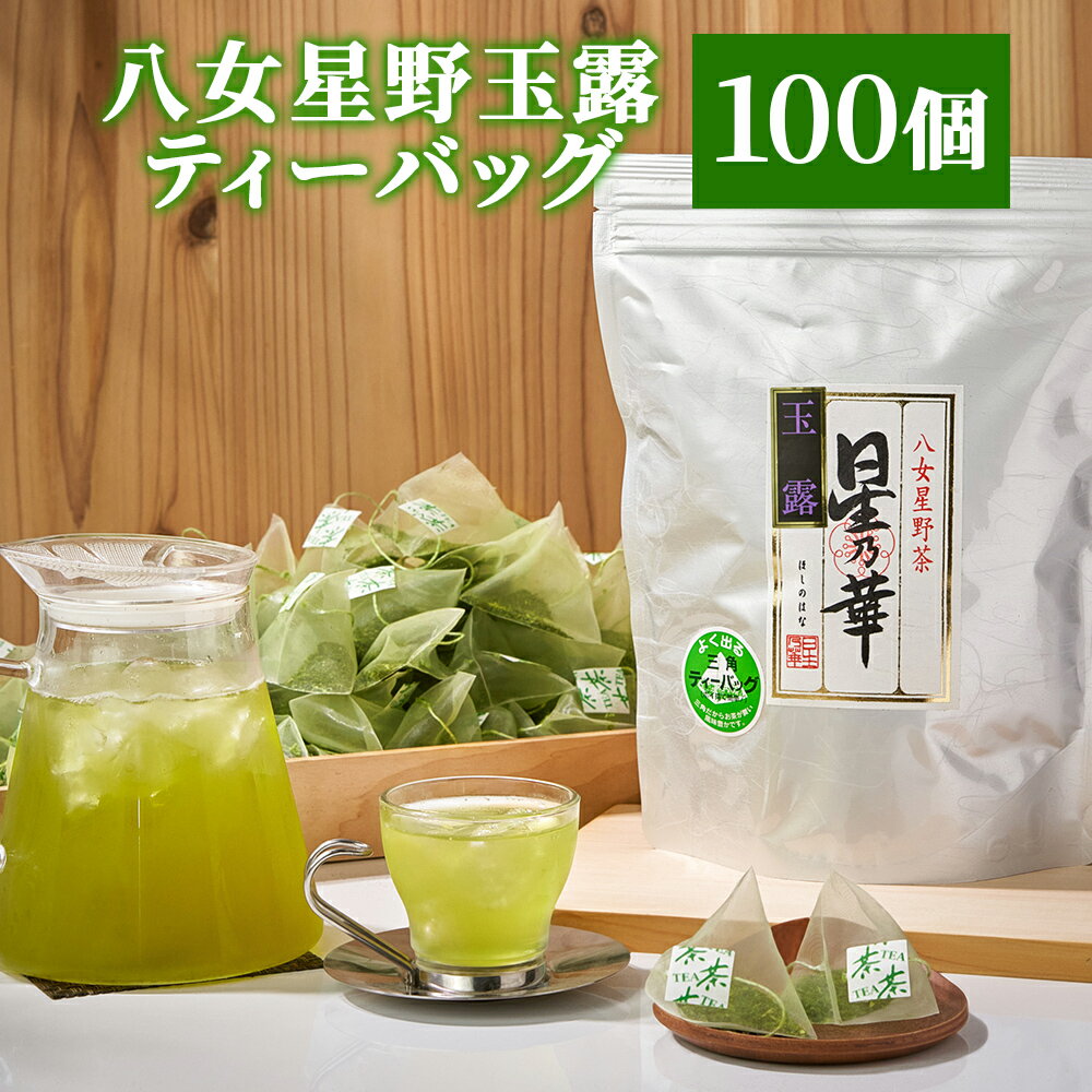 【ふるさと納税】八女星野 玉露 ティーバッグ 2.5g×100個 日本茶 緑茶 八女星野茶 お茶 茶 お湯出し 水出し 福岡県産 九州産 国産 送料無料