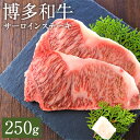 【ふるさと納税】博多和牛 サーロインステーキセット 約250g 1枚 和牛 牛肉 サーロイン ステーキ 冷凍 福岡県産 九州産 国産 送料無料