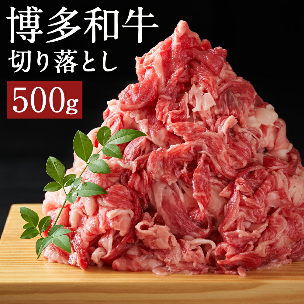 22位! 口コミ数「0件」評価「0」博多和牛 切り落とし 500g 和牛 牛肉 切り落とし 牛肩又はバラ 冷凍 福岡県産 九州産 国産 送料無料