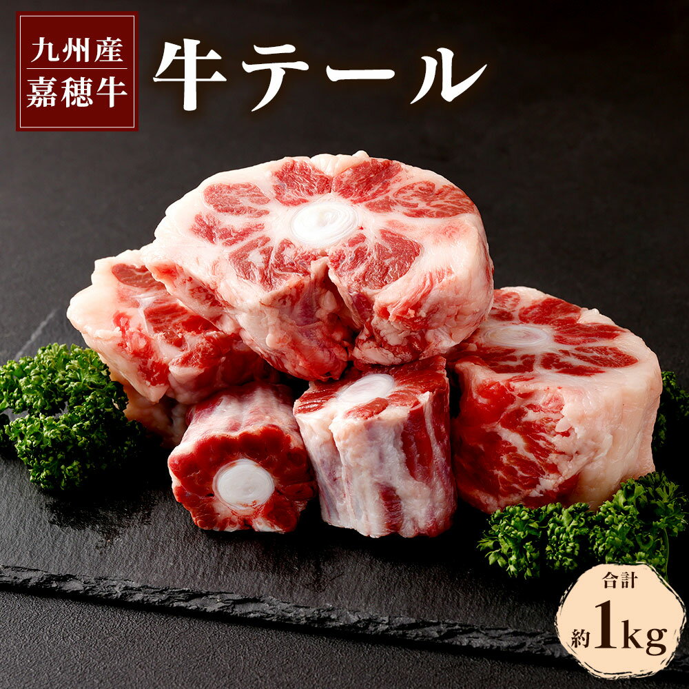 【ふるさと納税】嘉穂牛 牛テール 合計 約1kg 1,000g テール 牛肉 小間切れ 牛丼 福岡県 ...