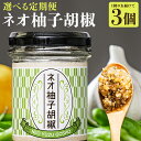 【ふるさと納税】【選べる定期便】ネオ柚子胡椒 1回のお届けにつき75g×3個 3ヶ月定期便/6ヶ月定期便/12ヶ月定期便 柚子胡椒 食べる柚子胡椒 調味料 柚子...