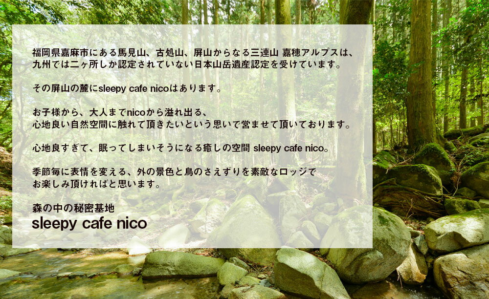 【ふるさと納税】ロッジ ペアご宿泊券 2名様1組 sleepy cafe nico 宿泊 素泊まり 旅行 チケット ハンモック 九州 送料無料 3