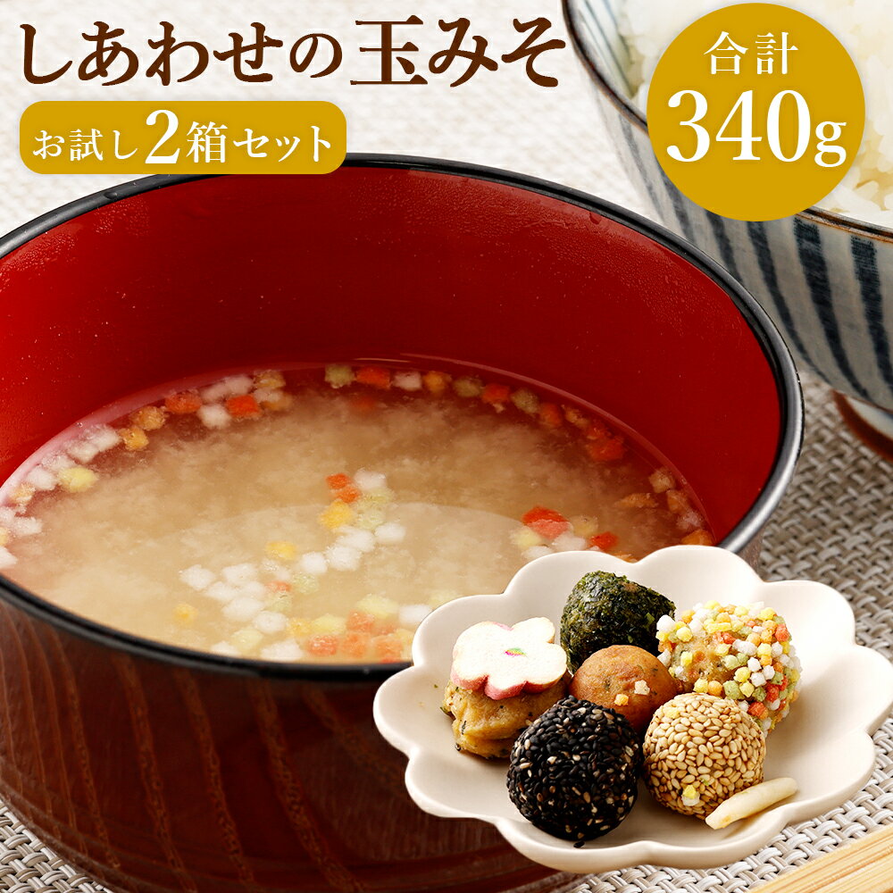 しあわせの玉みそ 6個入り2箱 170g×2 無添加 玉みそ 食べる味噌 調味料 醗酵 大豆 味噌 みそ ミソ 減塩 冷蔵 福岡県産 九州産 国産 送料無料