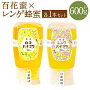 【ふるさと納税】辻養蜂場株式会社 百花蜜 レンゲ蜂蜜 300g 2本 合計600g 国産 九州産 天然蜂蜜 蜂蜜 はちみつ ハニー チューブタイプ 送料無料