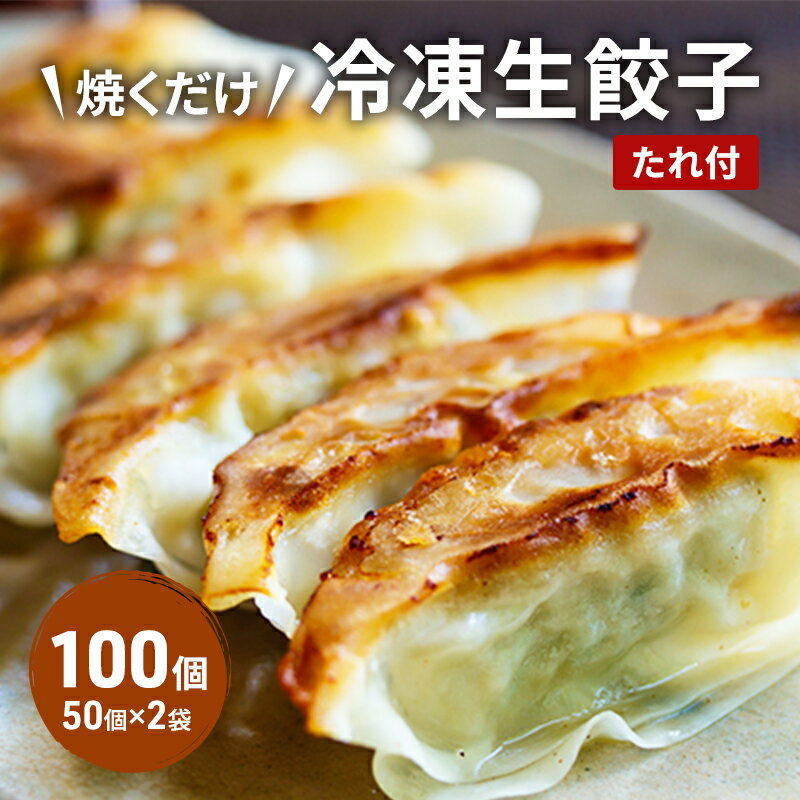 餃子 セット 100個 (50個×2袋) 餃子のタレ付 生餃子 ぎょうざ ギョウザ 肉 にく お肉 加工品 一品香甘木店 ※配送不可:離島 [朝倉市]