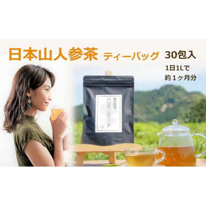 16位! 口コミ数「0件」評価「0」★希少★日本山人参茶（ティーパック）　【飲料類・お茶・野菜/人参】