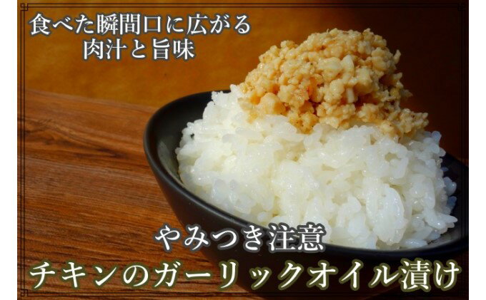 【ふるさと納税】【ガリチキン-プレーン】チキンのガーリックオイル漬け_プレーン（大容量300g）4本セット 調味料 缶詰