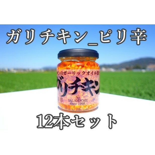 【ふるさと納税】ガリチキン ピリ辛 110g 12本 【たれ・調味料・缶詰】