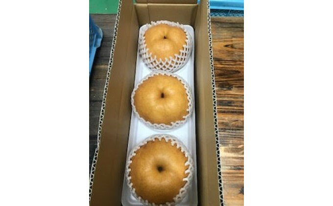 【ふるさと納税】梨 新高梨 甘熟 味に自信あり！！約2.5kg 3～5玉入 配送不可 離島...
