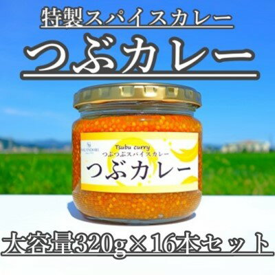 【ふるさと納税】【大容量】つぶカレー 320g×16本　【瓶詰・調味料】のサムネイル