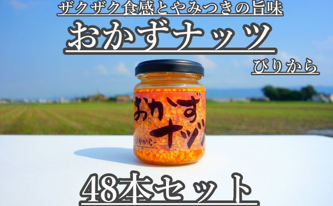 【ふるさと納税】おかずナッツ ぴりから 110g×48本 瓶詰 調味料