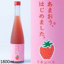 18位! 口コミ数「0件」評価「0」梅酒 あまおう梅酒 あまおうはじめました。1800ml×1本　【 お酒 アルコール アルコール飲料 苺 フルーツ 飲み会 甘いお酒 宅飲み ･･･ 