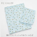 【ふるさと納税】PGガーゼ　薄手ブランケット＆てぬぐい ふたば　【 ベビー 赤ちゃん 用品 グッズ アイテム お出かけ 敷く 掛ける くるむ 外出 ベビーカー 上掛け 沐浴タオル 】