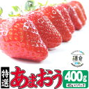 【ふるさと納税】【朝倉市制施行20周年記念企画】 いちご 2025年12月より発送 特選あまおう 400g※配送不可:離島 お届け:2025年12月中旬~2026年3月末