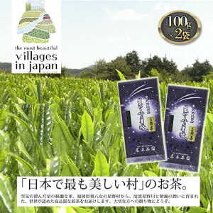 【ふるさと納税】お茶 煎茶 八女茶 100g×2袋 奥八女 星野村 高級 深蒸し 茶 星野茶 緑茶　【朝倉市】