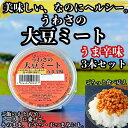 【ふるさと納税】大豆 加工品 うわさの大豆ミート うま辛味 80g×3本 セット 健康 ヘルシー