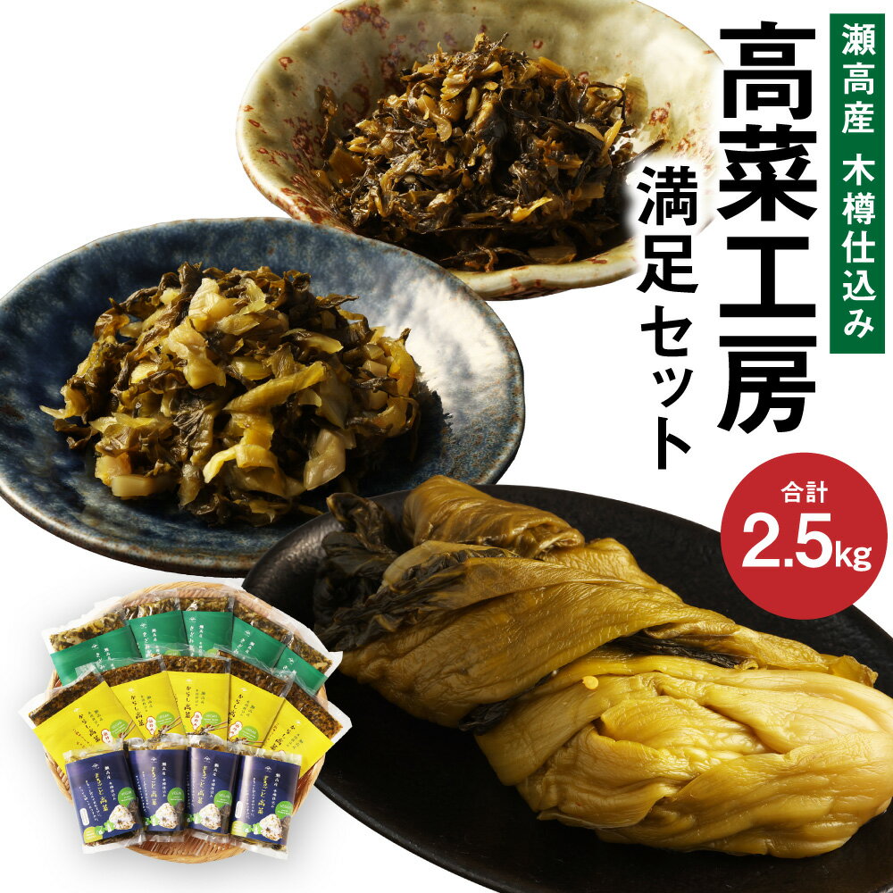 たかな工房満足セット からし高菜 150g×5個 きざみ高菜 150g×5個 まるごと高菜 250g×4個 高菜漬 たかな 漬け物 漬物 つけもの ご飯のお供 野菜 瀬高産 福岡県産 九州 国産 福岡県 みやま市 送料無料