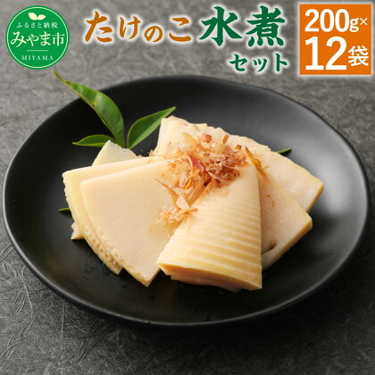 たけのこ水煮 12パックセット 筍 タケノコ 国産筍使用 保存食 備蓄 おかず 和食 惣菜 加工食品 パック 国産 送料無料