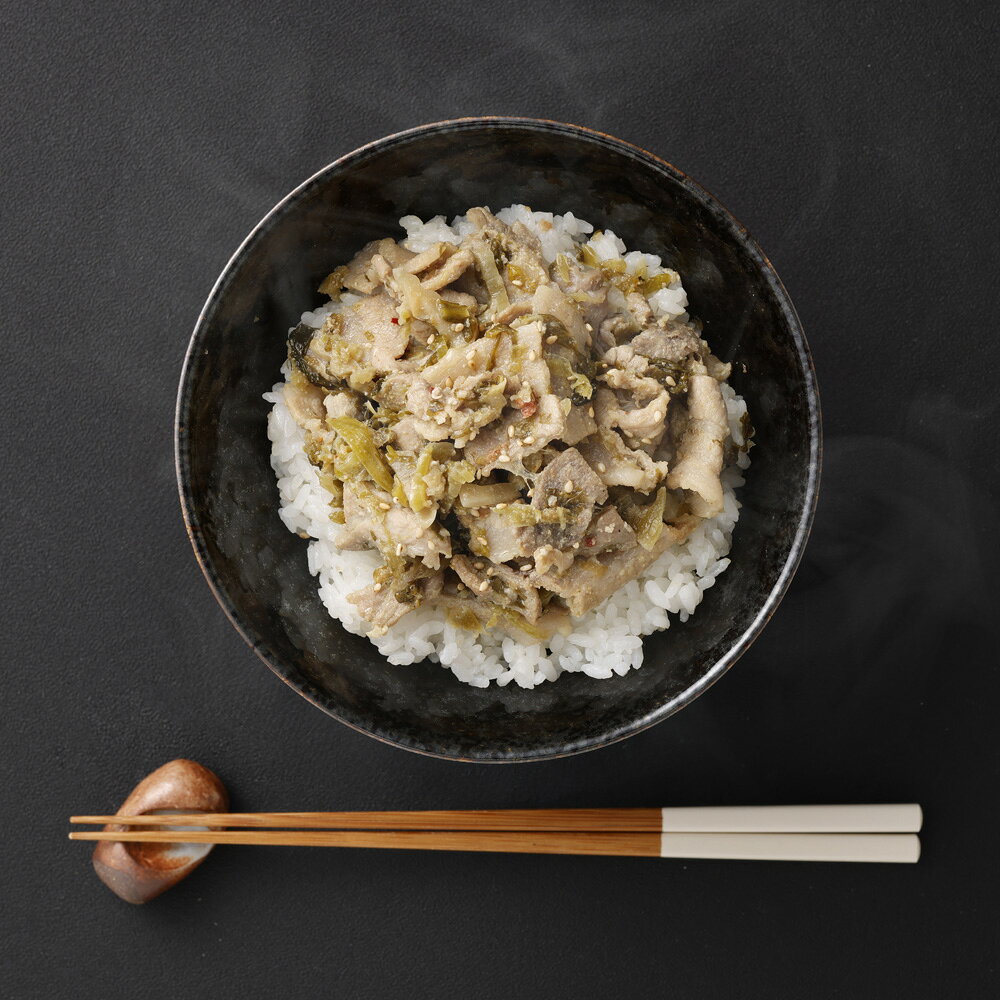 【ふるさと納税】＜選べる袋数＞みやま高菜ポーク 計405g（135g×3袋）・計540g（135g×4袋） 豚肉 お肉 高菜漬け 野菜 おかず 惣菜 ご飯のお供 冷凍 福岡県産 国産 九州 福岡県 みやま市 送料無料 A317 A318