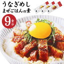 【ふるさと納税】うなぎ飯の素 3箱詰合せ 1箱 3食入×3箱 合計9食入 国産 うなぎ ウナギ 鰻 混ぜご飯 まぜごはんの素 みやま市 福岡県 九州 送料無料