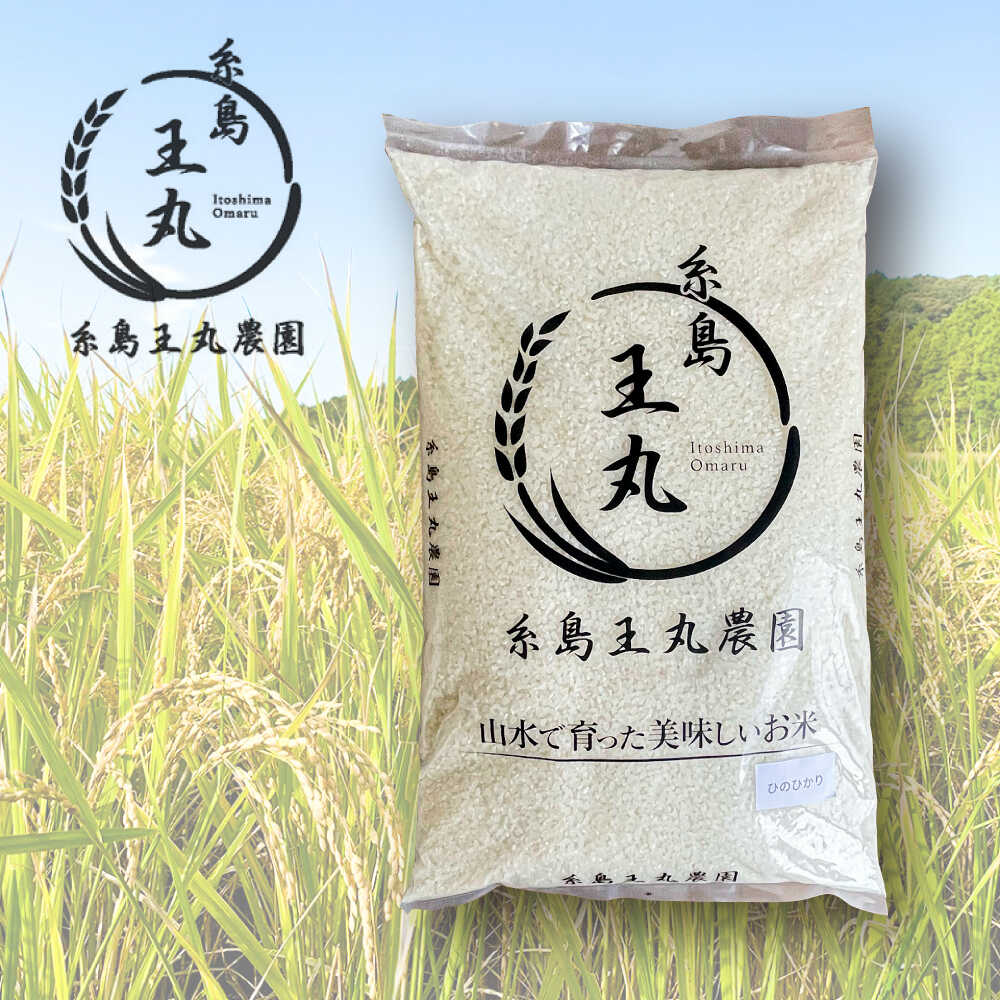 【ふるさと納税】糸島産 ヒノヒカリ 5kg 糸島市 / 糸島王丸農園　( 谷口汰一 )【いとしまごころ】 [AAZ010] 常温 16000円 1万6千円