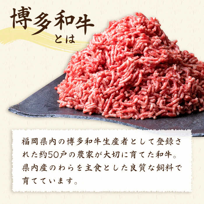【ふるさと納税】【全6回定期便】A4ランク 博多和牛 ハンバーグ用 ミンチ 800g（400g×2）《糸島》【糸島ミートデリ工房】 [ACA226] 牛肉 ひき肉7万3千円73000円 f402303-itoshima-10003611 福岡県糸島市 サンプル画像3