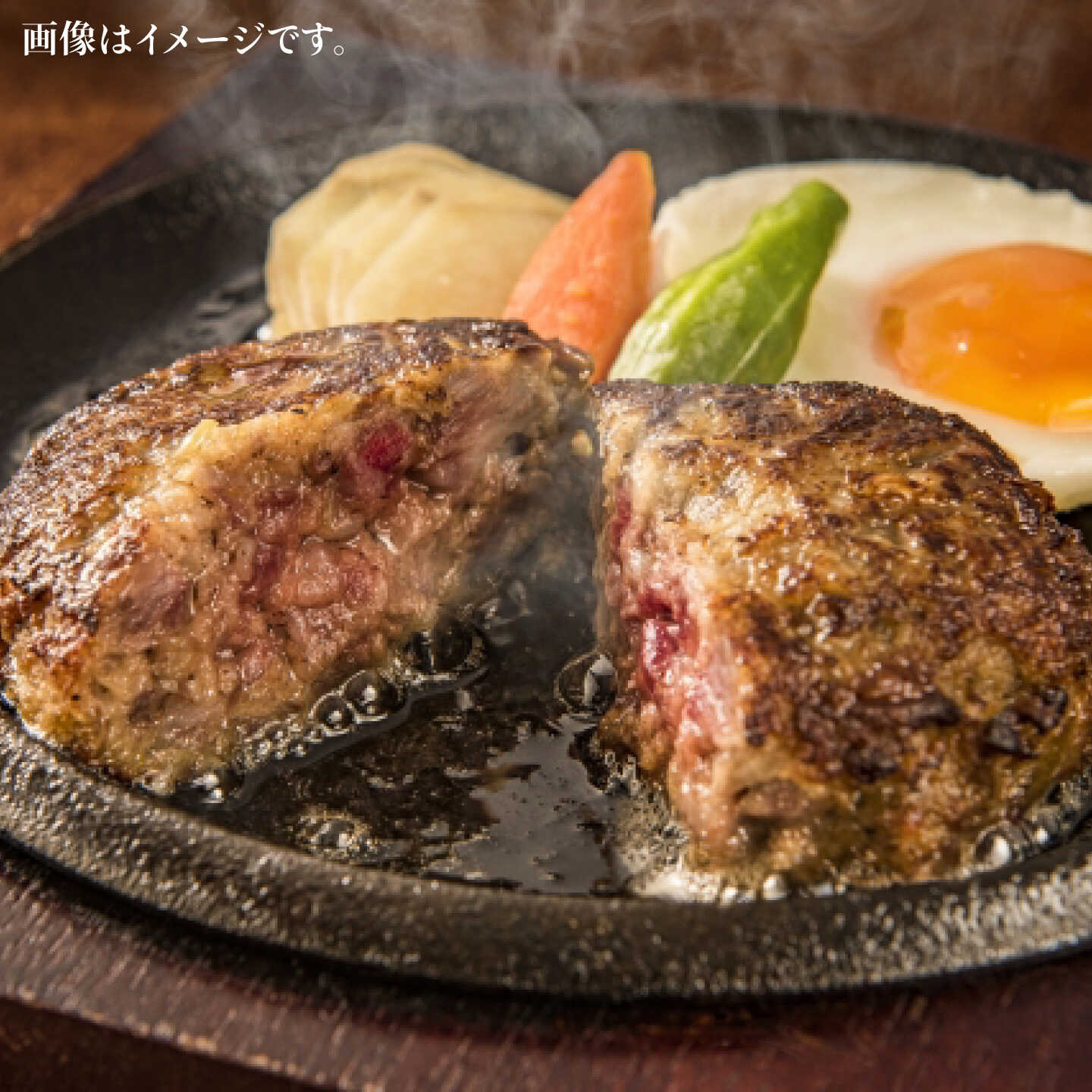 【ふるさと納税】【全3回定期便】A4ランク博多和牛と糸島産豚肉入り手作り生ハンバーグ 130g×10個 糸島市 / 糸島ミートデリ工房 [ACA254]3万8千円38000円 f402303-itoshima-10003991 福岡県糸島市 サンプル画像3
