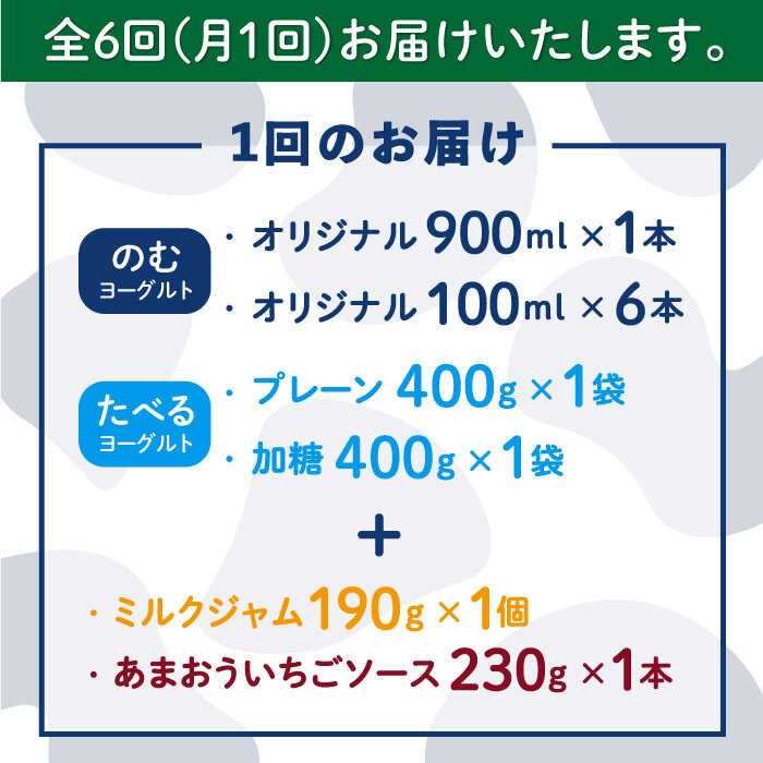 【ふるさと納税】【全6回定期便】【伊都の朝】伊都物語 の ファミリー セット 糸島市 / 糸島みるくぷらんと [AFB053] 126000円 100000円 10万