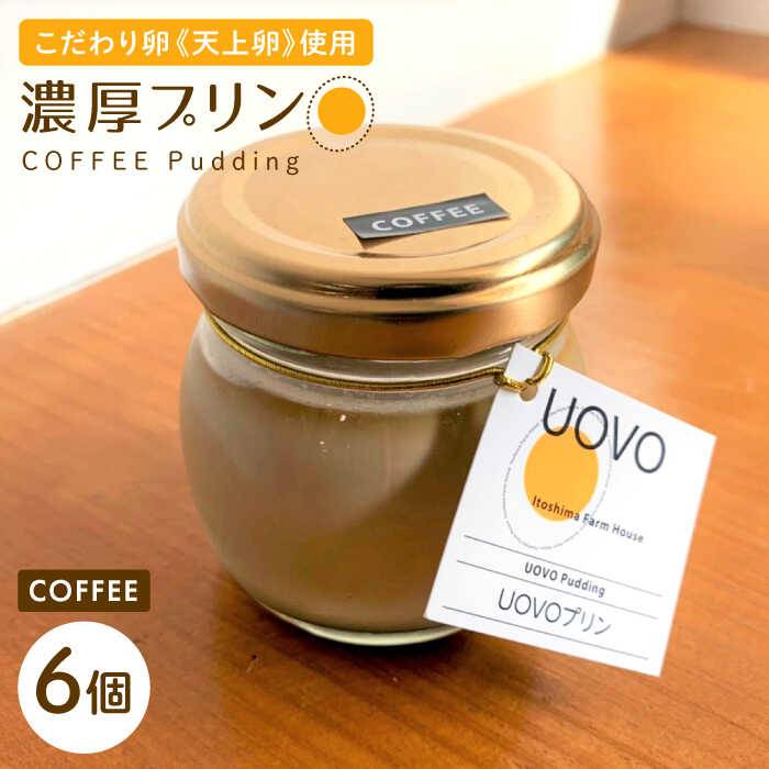 7位! 口コミ数「0件」評価「0」UOVOコーヒープリン◆6個セット◆《糸島市》【株式会社おおはまファーム】プリン/コーヒー/コーヒープリン/天上卵/UOVO [AKH014･･･ 