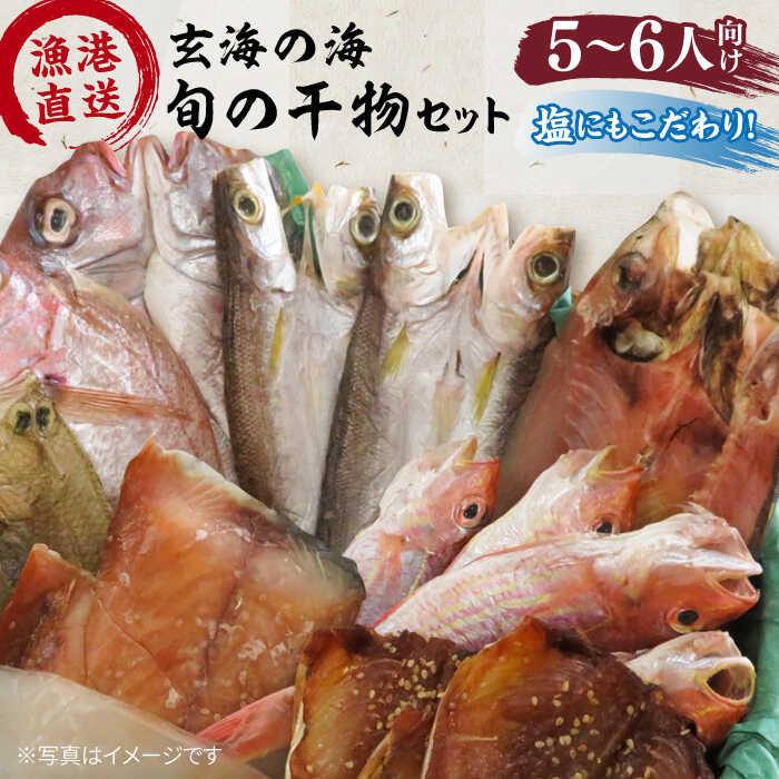 干物 【ふるさと納税】塩にもこだわり！玄海の海旬の干物大満足セット(5,6人向け) 福ふくの里 [ALD004] 15000円 1万5千円