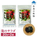 6位! 口コミ数「35件」評価「4.66」糸島の乾物 海藻 いとしま 海のサラダ 2袋【山下商店】 いとしまごころ [ANA012] 4000円 4千円 常温