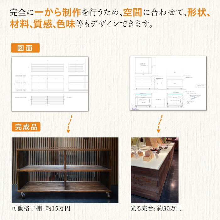 【ふるさと納税】オーダーメイド 家具 100万...の紹介画像3