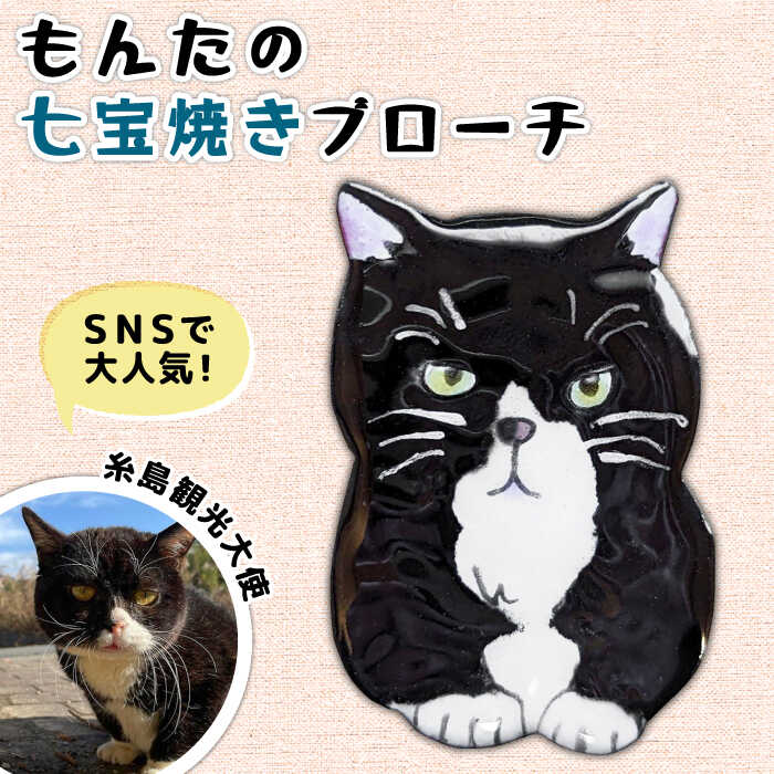 【ふるさと納税】《ふるさと納税限定・限定30個！》【もんた】 手作り 七宝焼き ブローチ 糸島市 / Basismall [AXL006] 21000円のサムネイル