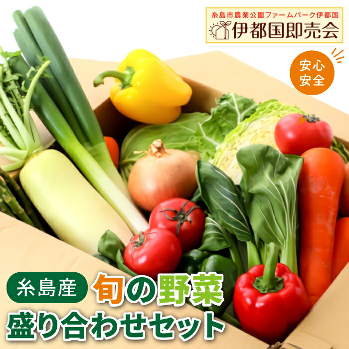 9位! 口コミ数「3件」評価「4」福岡県 糸島産 旬の野菜盛り合わせセット 糸島市 / ファームパーク伊都国 [AWC006] 12000円